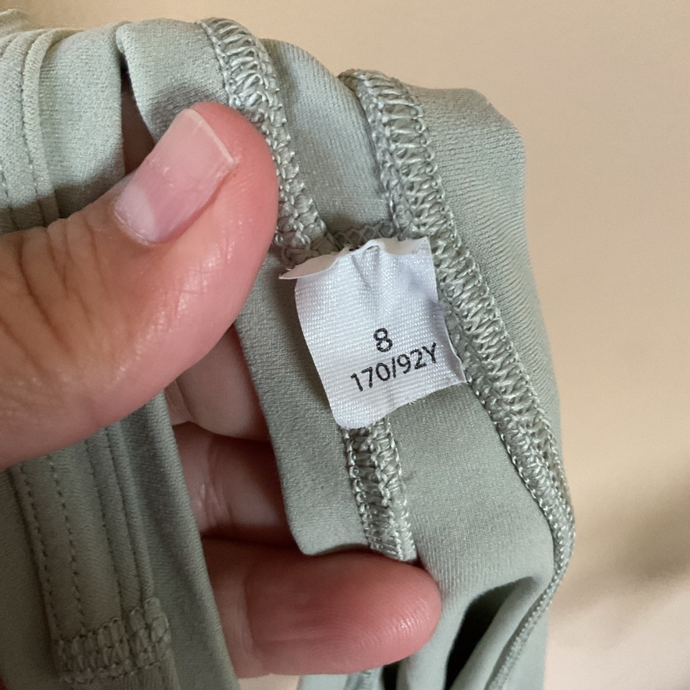 Lululemon Cool Racerback Tank Nulu In Silver Blue Size 8 - Picture 5 of 6